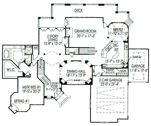 main floor house blueprint
