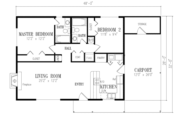 main floor house blueprint
