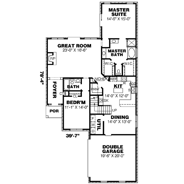 main floor house blueprint