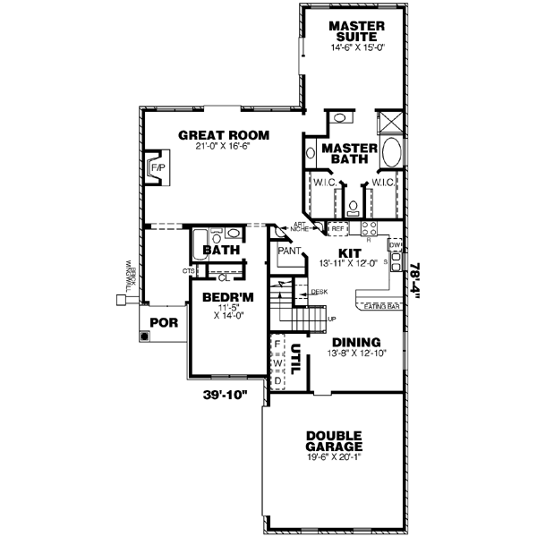 main floor house blueprint