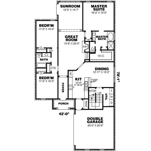 main floor house blueprint