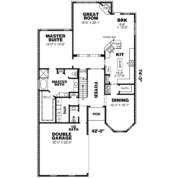 main floor house blueprint