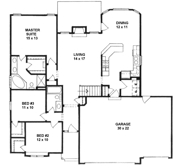 main floor house blueprint