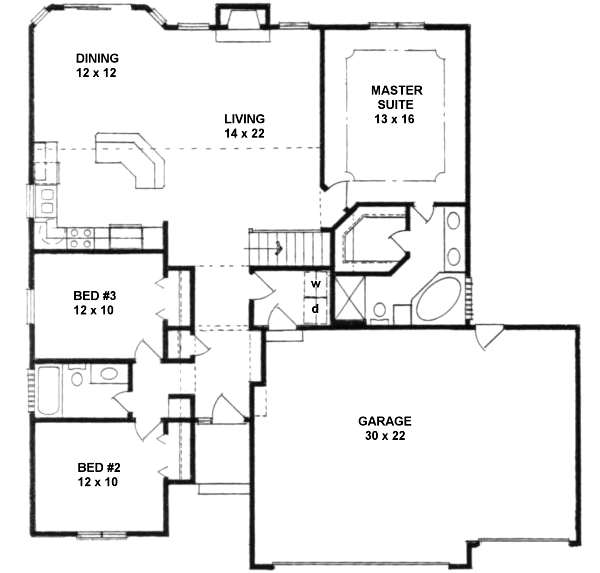 main floor house blueprint
