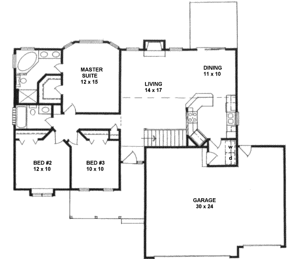 main floor house blueprint