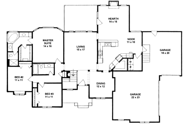 main floor house blueprint