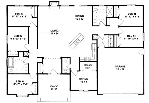 main floor house blueprint