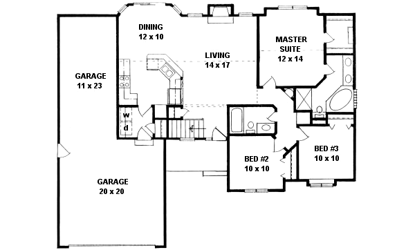 main floor house blueprint