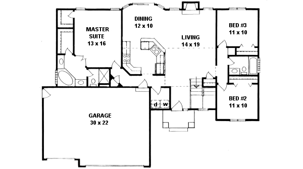 main floor house blueprint
