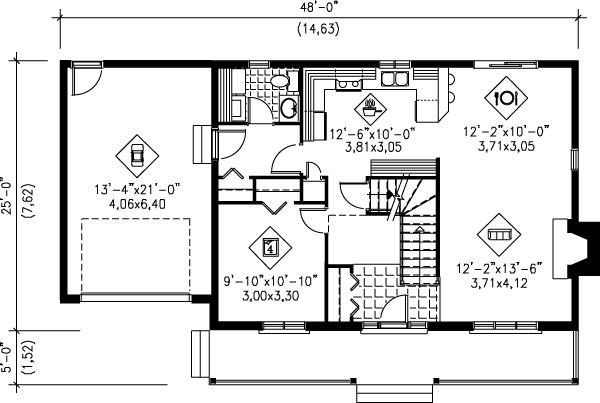 main floor house blueprint