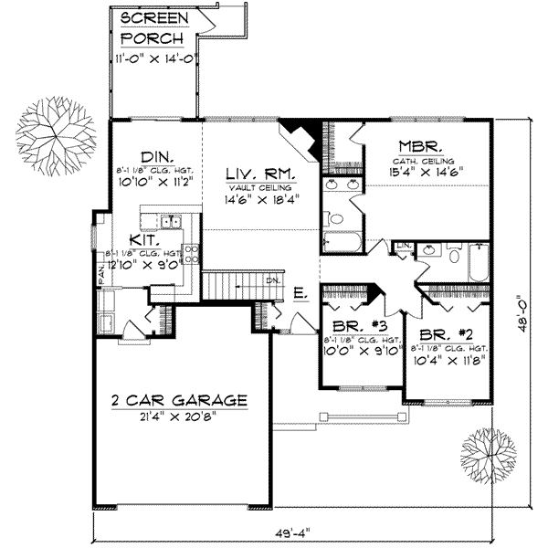 main floor house blueprint