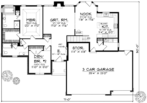 main floor house blueprint