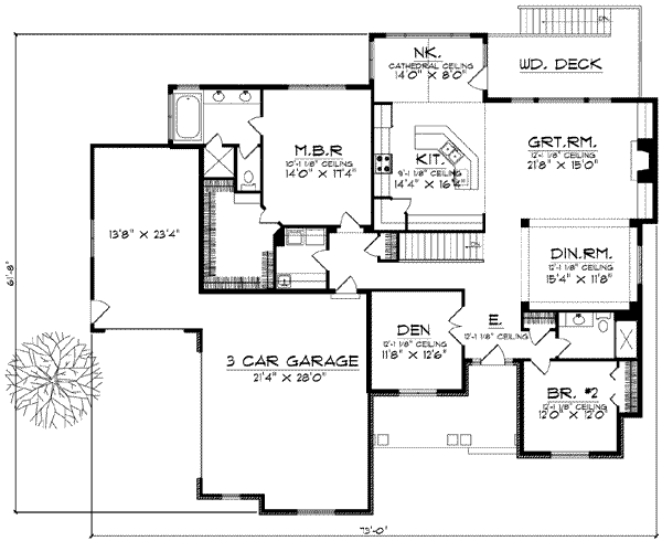 main floor house blueprint