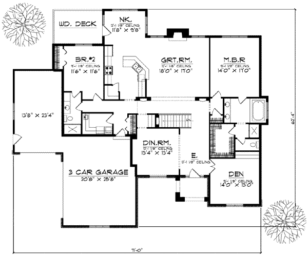 main floor house blueprint