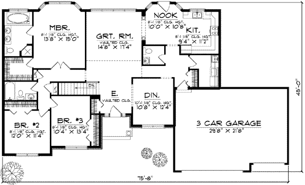main floor house blueprint