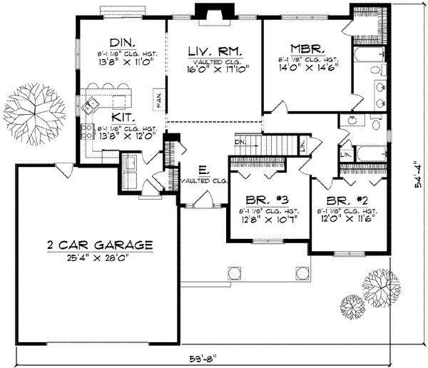 main floor house blueprint