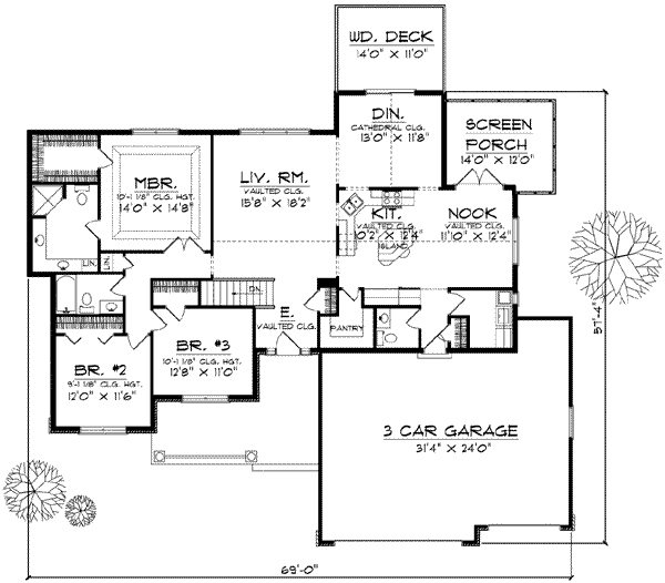 main floor house blueprint