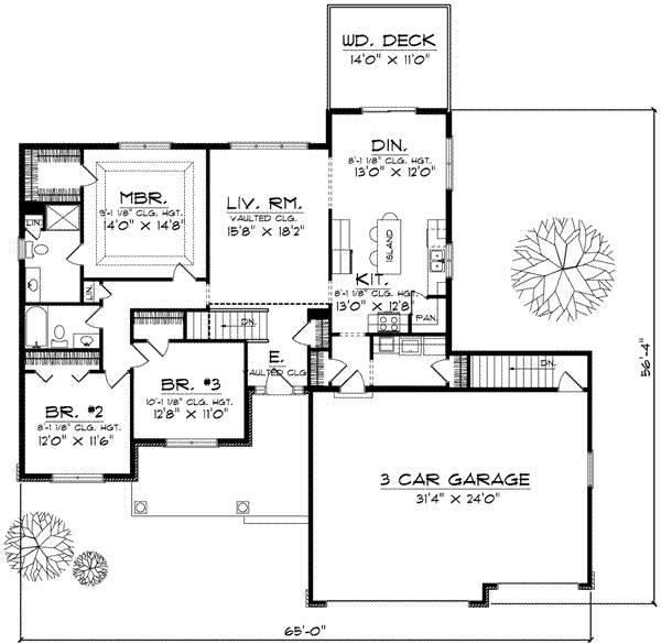 main floor house blueprint