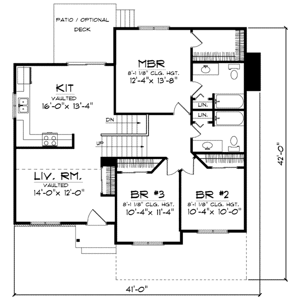 main floor house blueprint