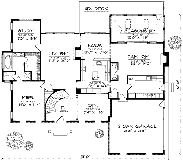main floor house blueprint