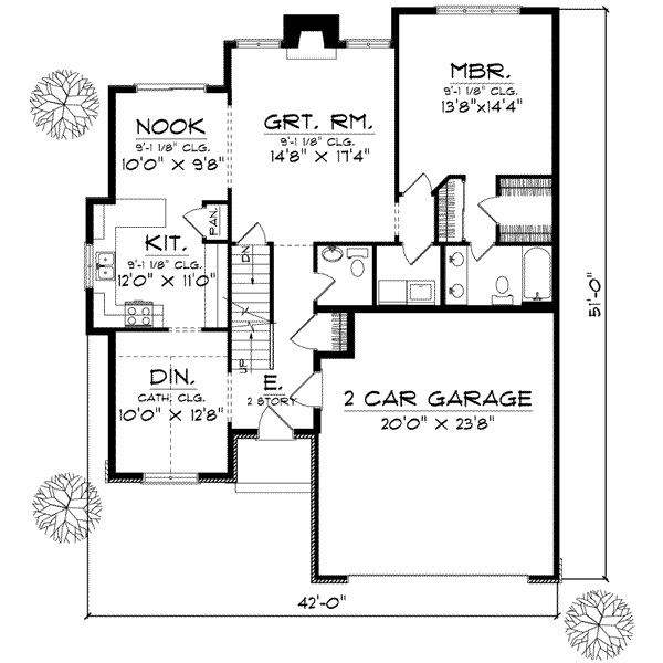 main floor house blueprint