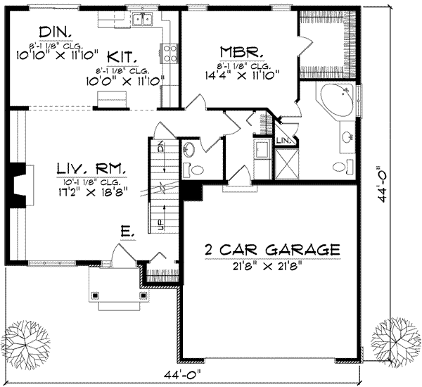 main floor house blueprint