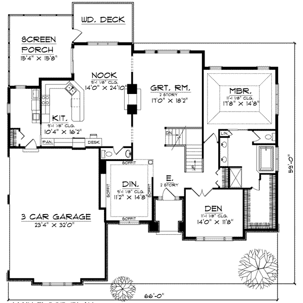 main floor house blueprint