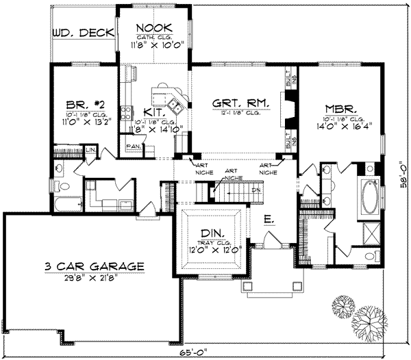 main floor house blueprint