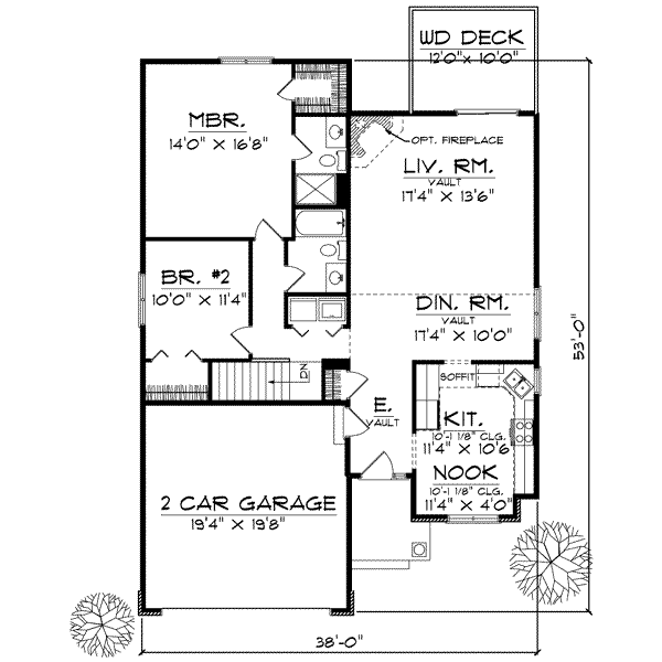 main floor house blueprint
