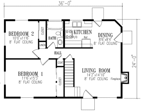 main floor house blueprint