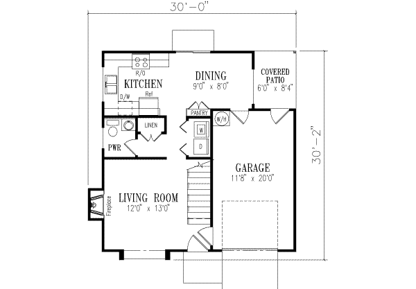 main floor house blueprint
