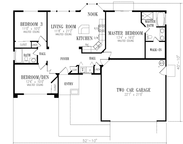 main floor house blueprint