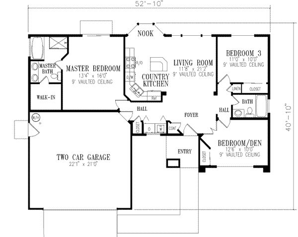 main floor house blueprint