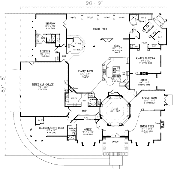 main floor house blueprint