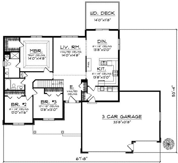 main floor house blueprint