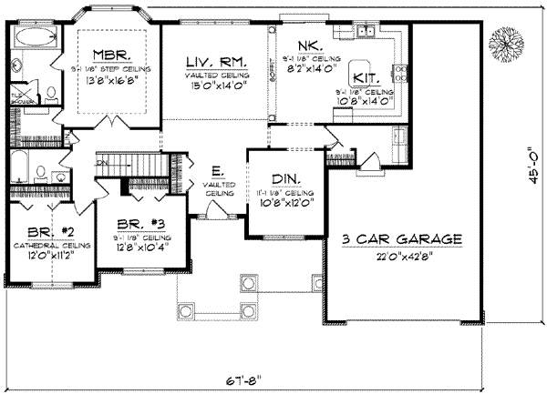 main floor house blueprint