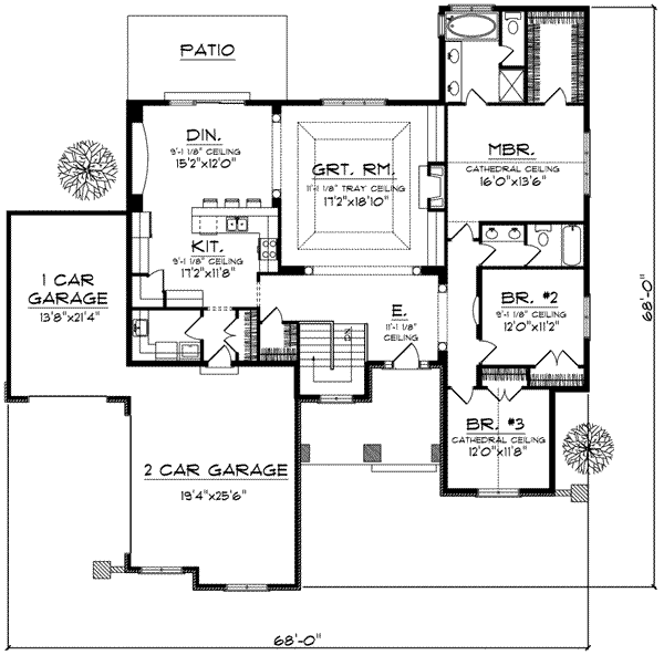 main floor house blueprint