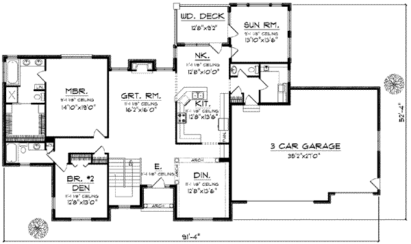 main floor house blueprint