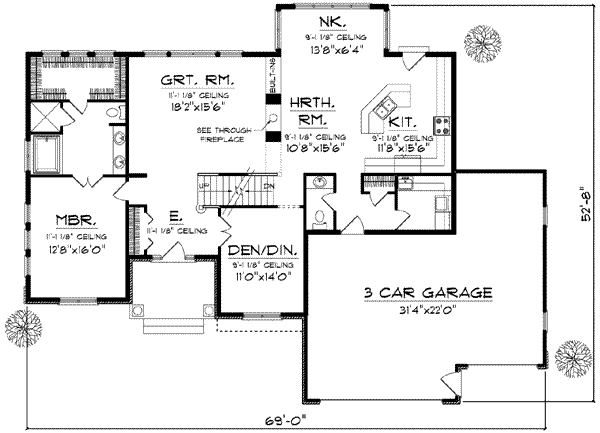 main floor house blueprint
