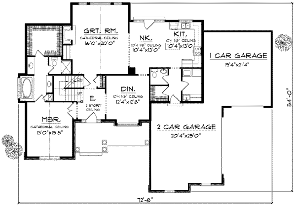 main floor house blueprint