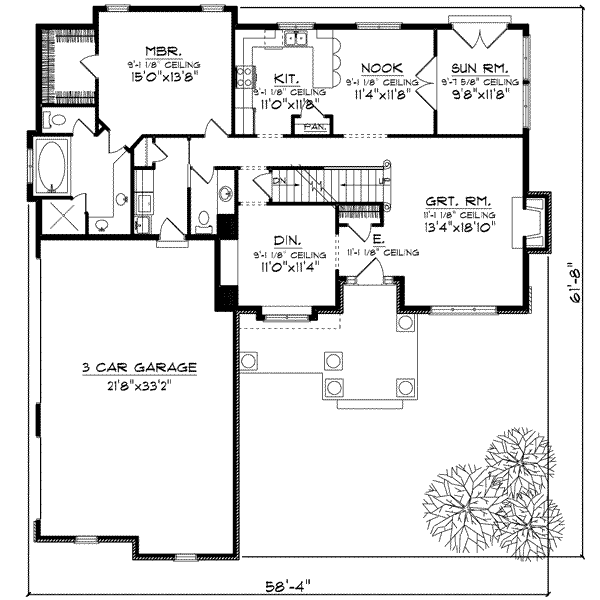 main floor house blueprint