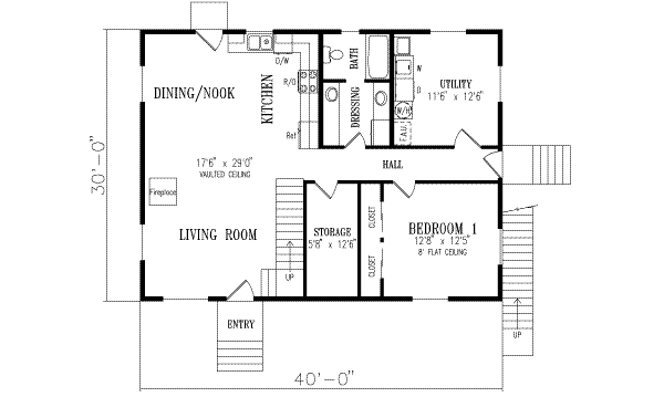 main floor house blueprint