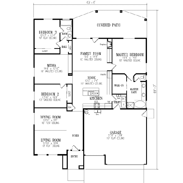 main floor house blueprint