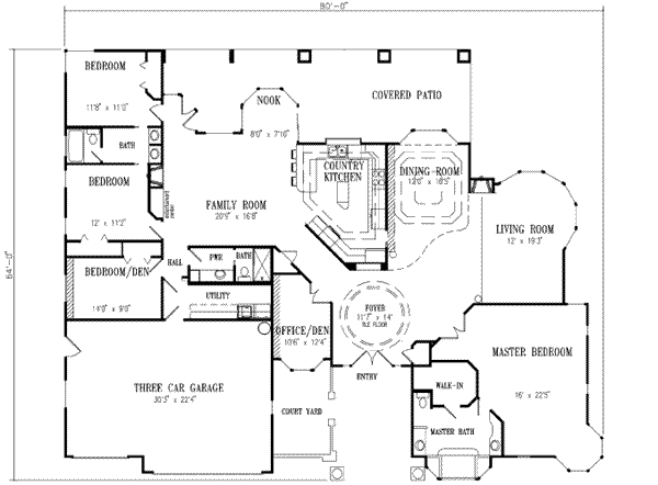main floor house blueprint