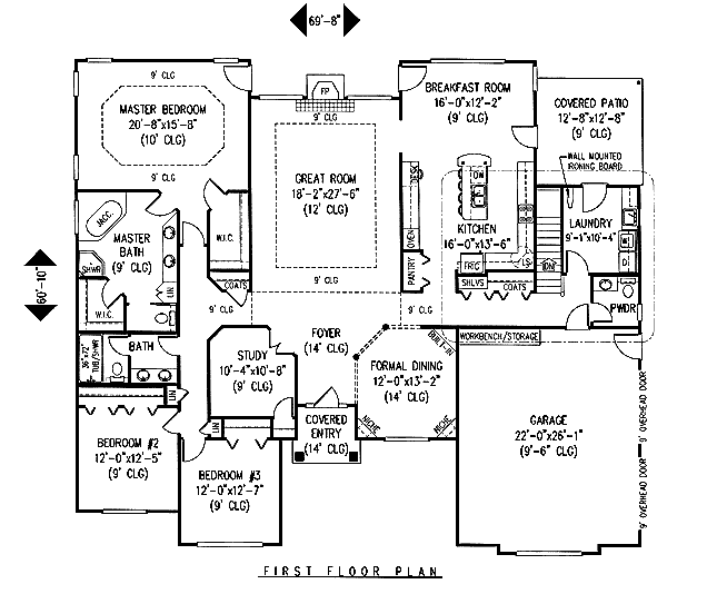 main floor house blueprint