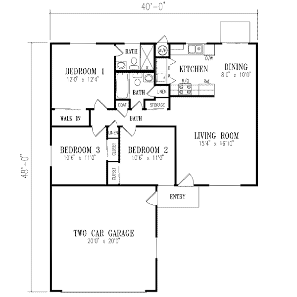 main floor house blueprint
