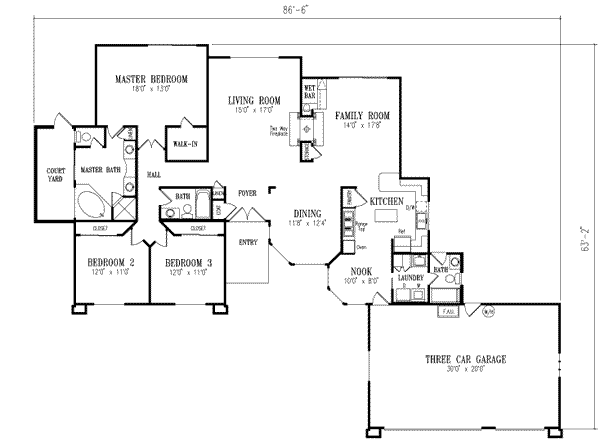 main floor house blueprint