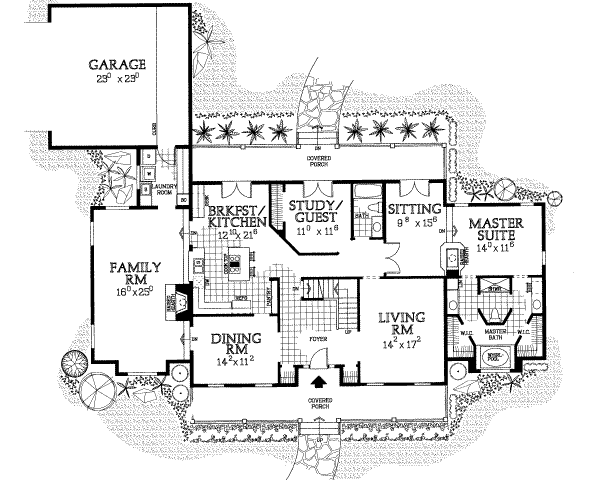 main floor house blueprint