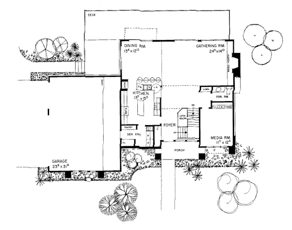 main floor house blueprint