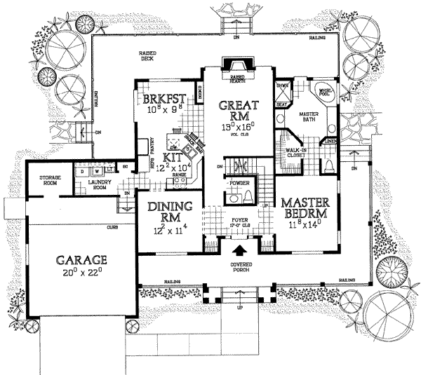 main floor house blueprint